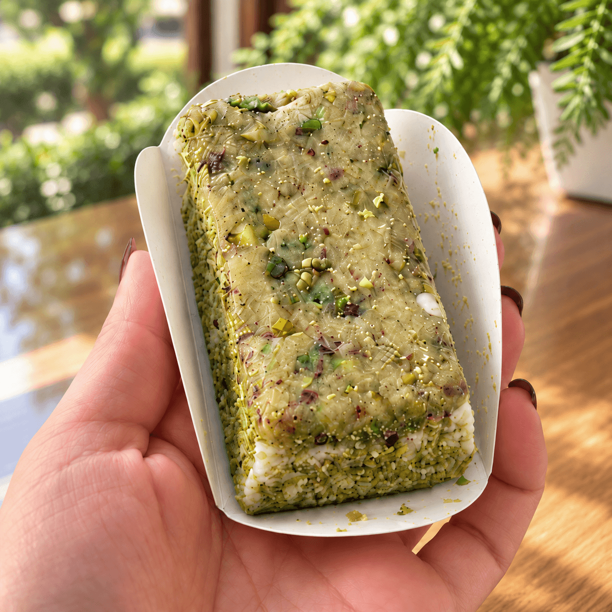The Keto Pistachio Ashta Ice Cream Sandwich