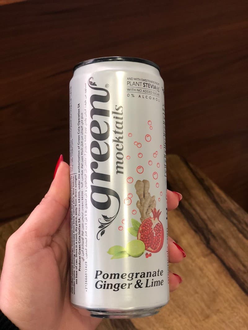Green Cola Pomegranate, Ginger & Lime