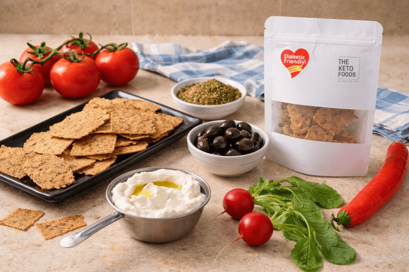 The Keto Chia Thyme Crackers (2 net carbs per bag)