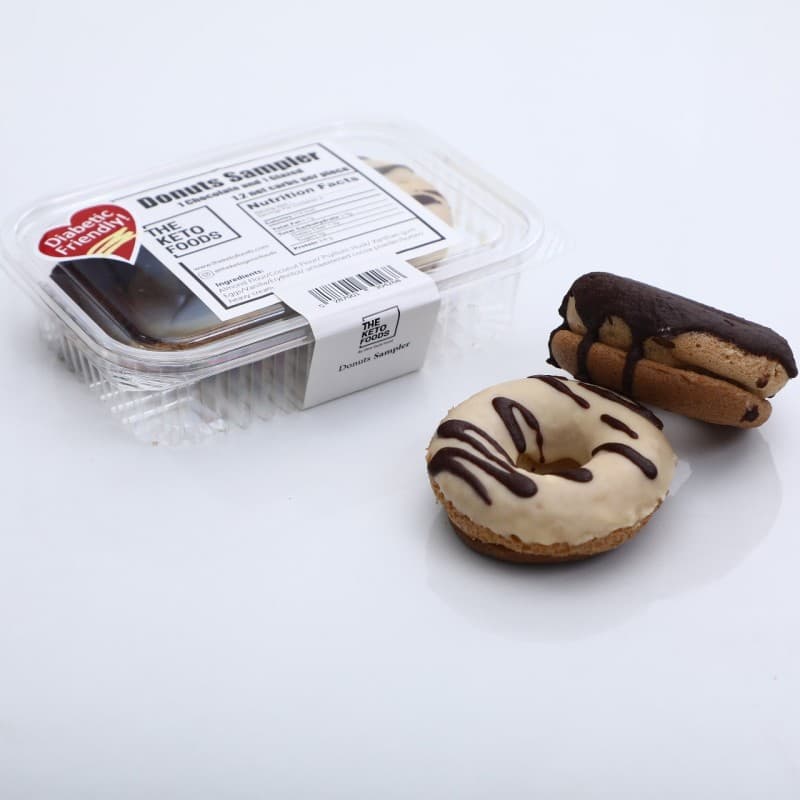 The Keto Donut Sampler (1.2 net carbs per piece)