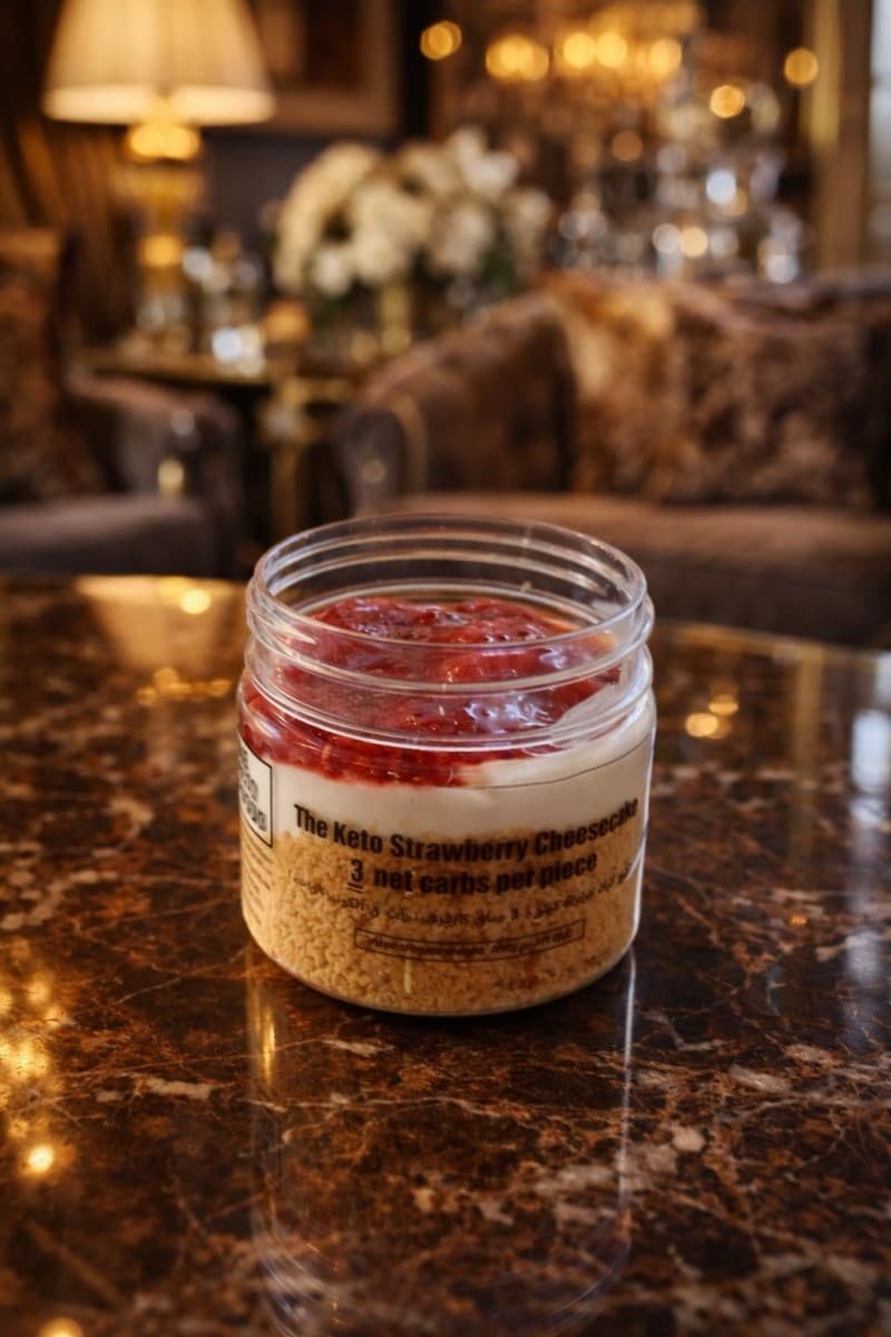 The New Keto Strawberry Cheesecake (3 net carbs per cup)